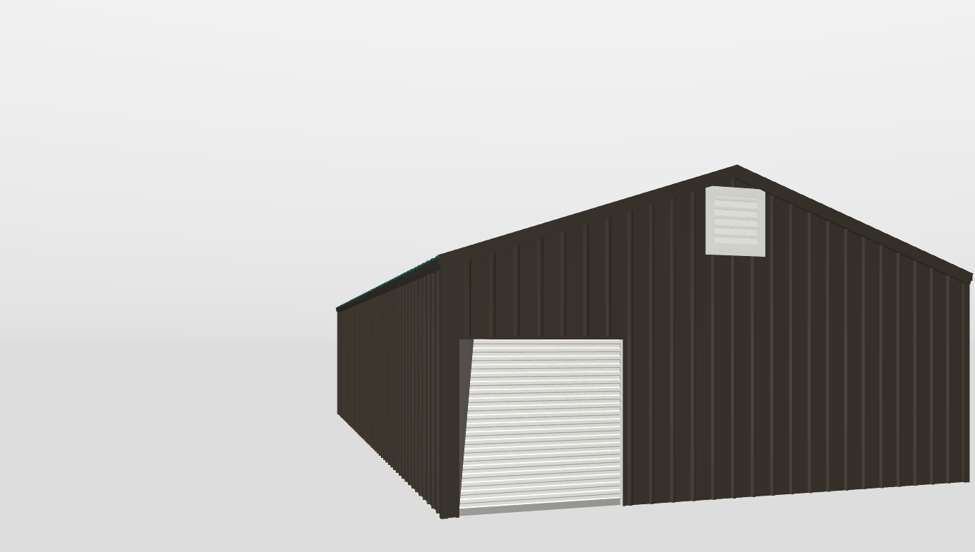 Front Gable 26'X50'X9-tall