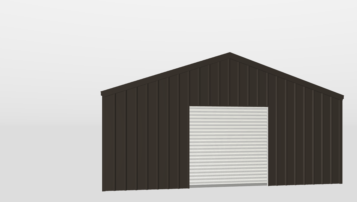 Front Gable 24'X36'X8-tall