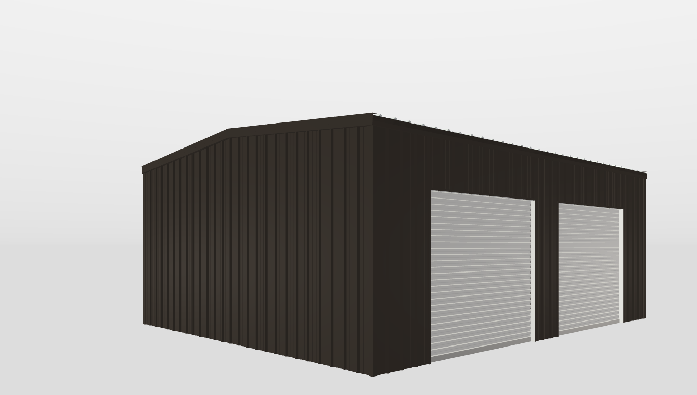 Perspective View Gable 26'X31'X11-tall