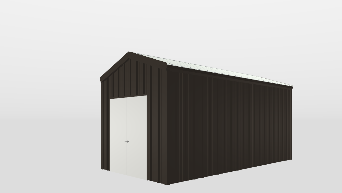 Perspective View Gable 10'X20'X8-tall