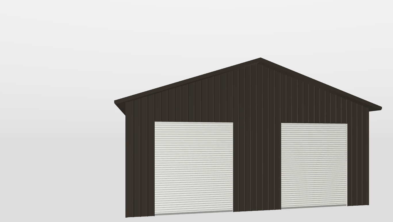 Front Gable 40'X50'X16-tall