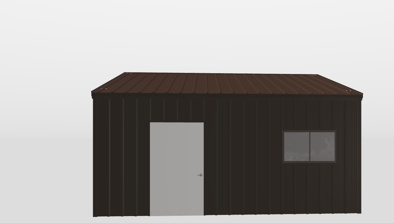 Front Gable 20'X20'X8-tall