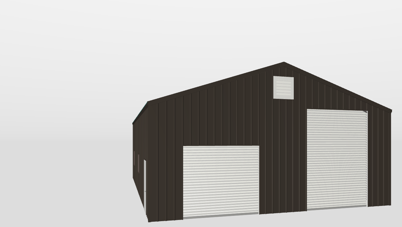 Front Gable 35'X50'X13-tall