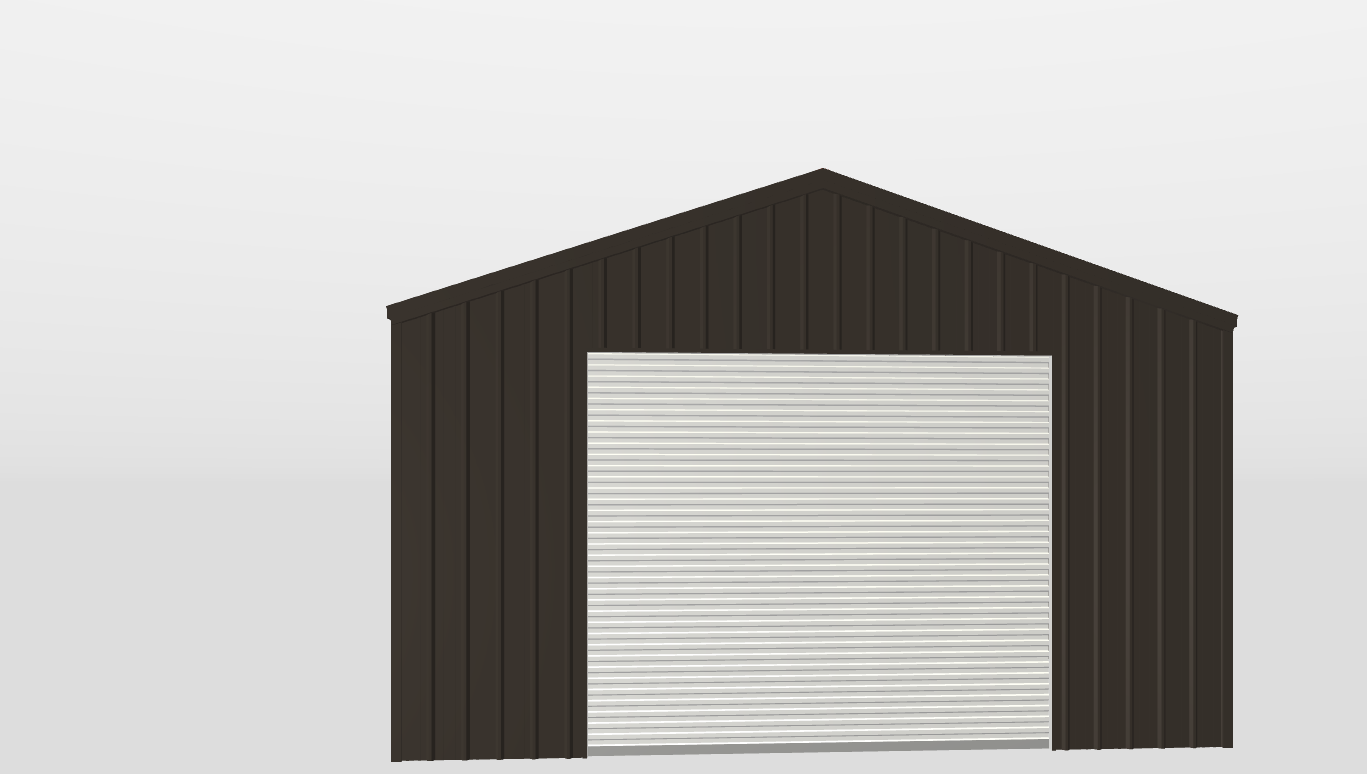 Front Gable 25'X42'X12-tall