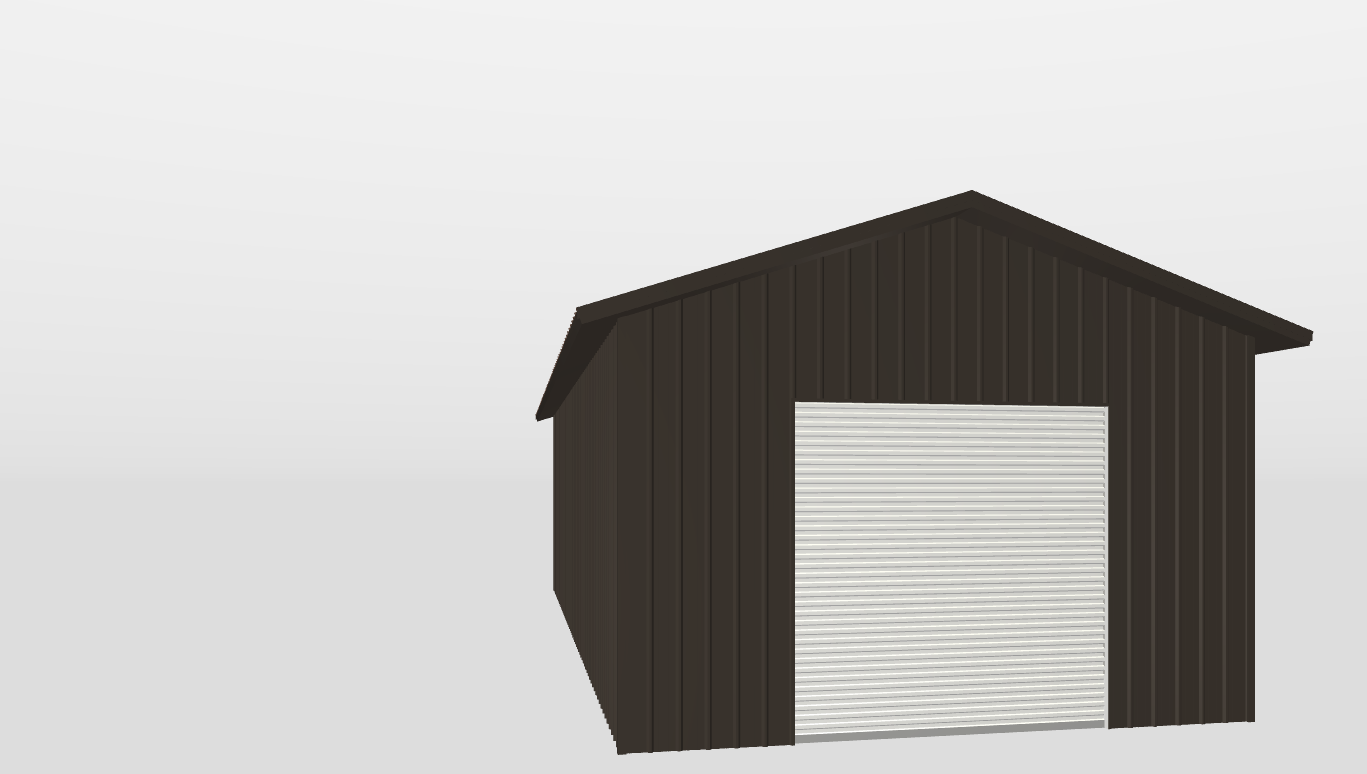 Front Gable 24'X60'X14-tall