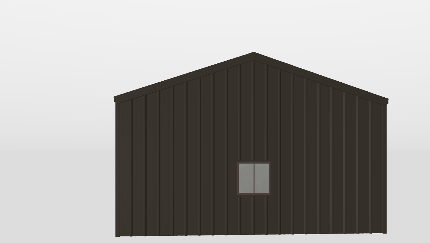 Front Gable 20'X30'X9-tall