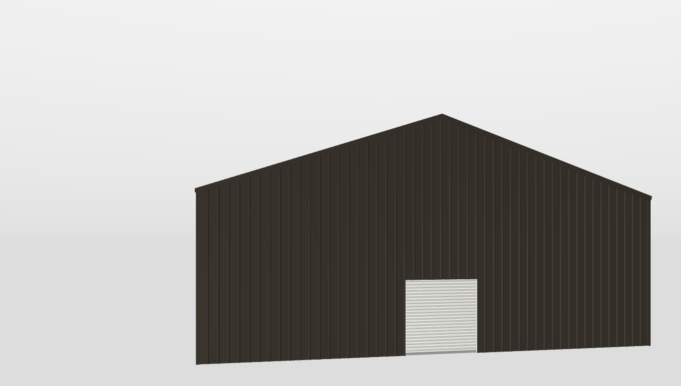 Front Gable 50'X60'X16-tall