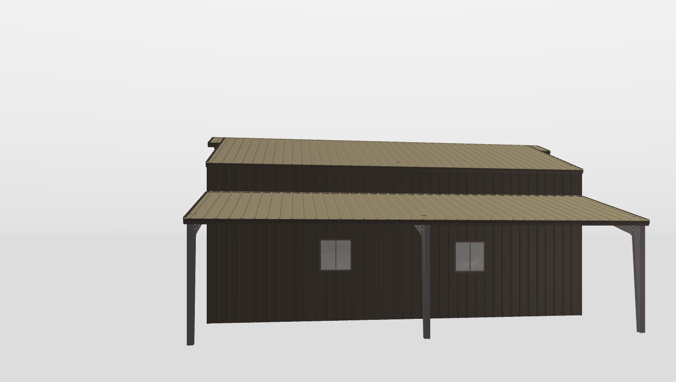 Front Gable 30'X40'X15-tall