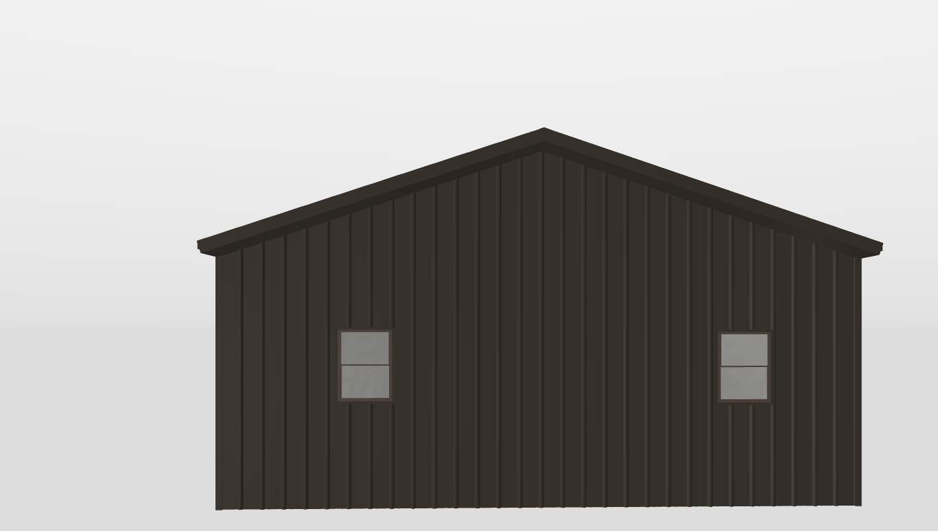 Front Gable 30'X40'X11-tall