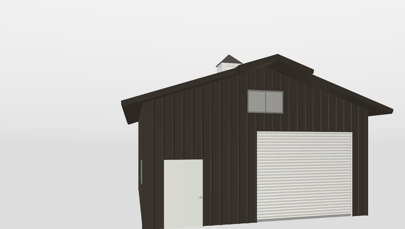 Front Gable 26'X30'X12-tall