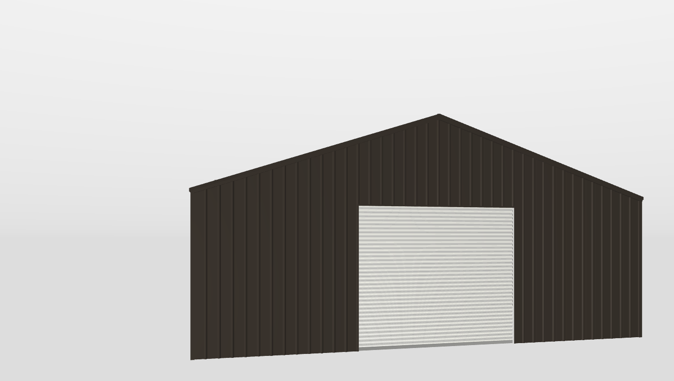 Front Gable 40'X40'X12-tall