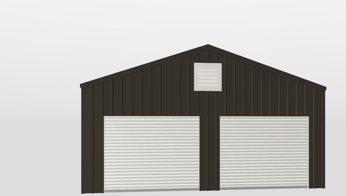 Front Gable 26'X28'X10-tall