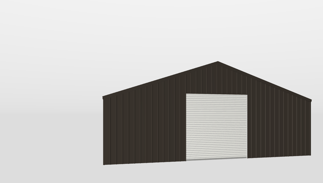 Front Gable 40'X50'X10-tall