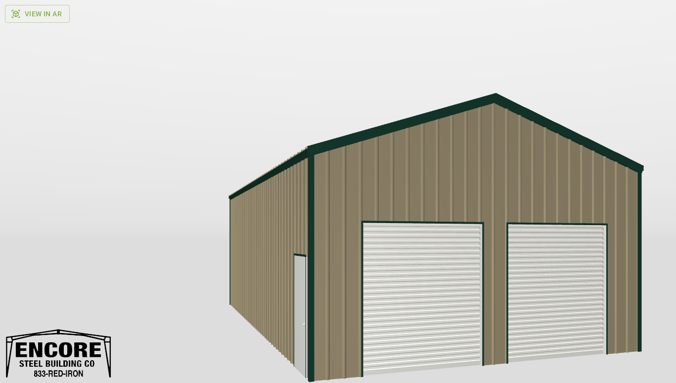 Front Gable 24'X40'X12-tall