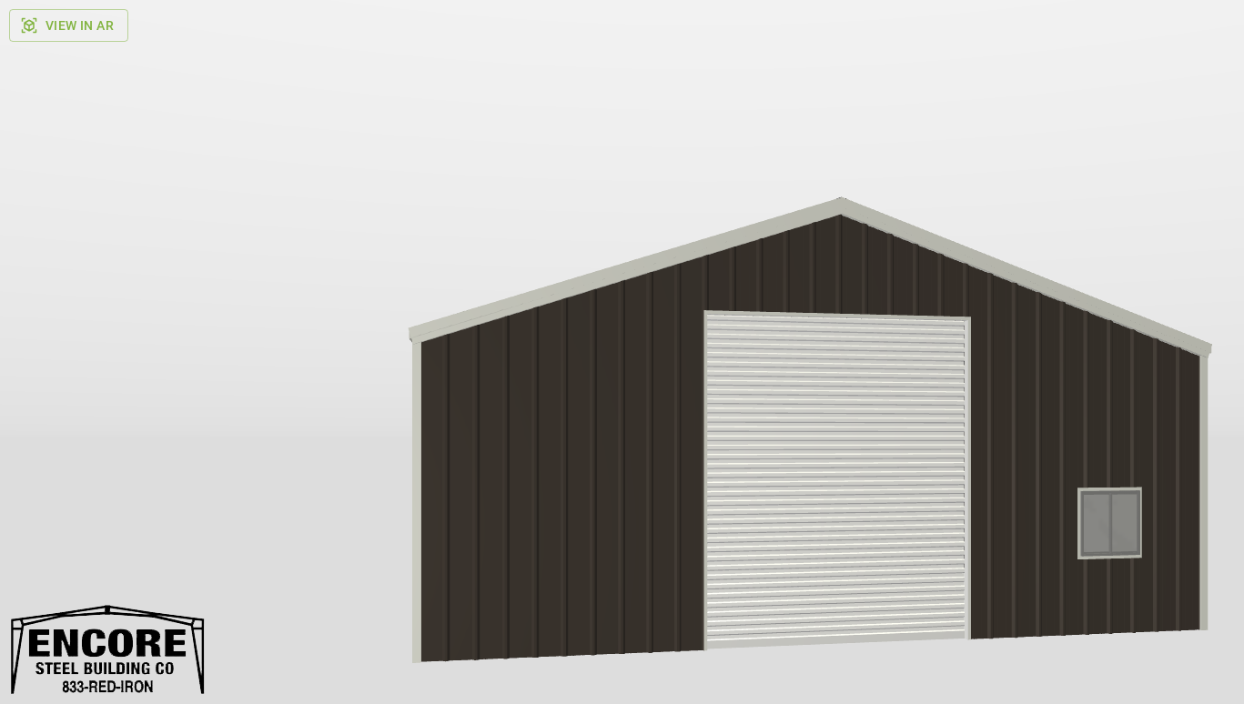Front Gable 30'X50'X10-tall
