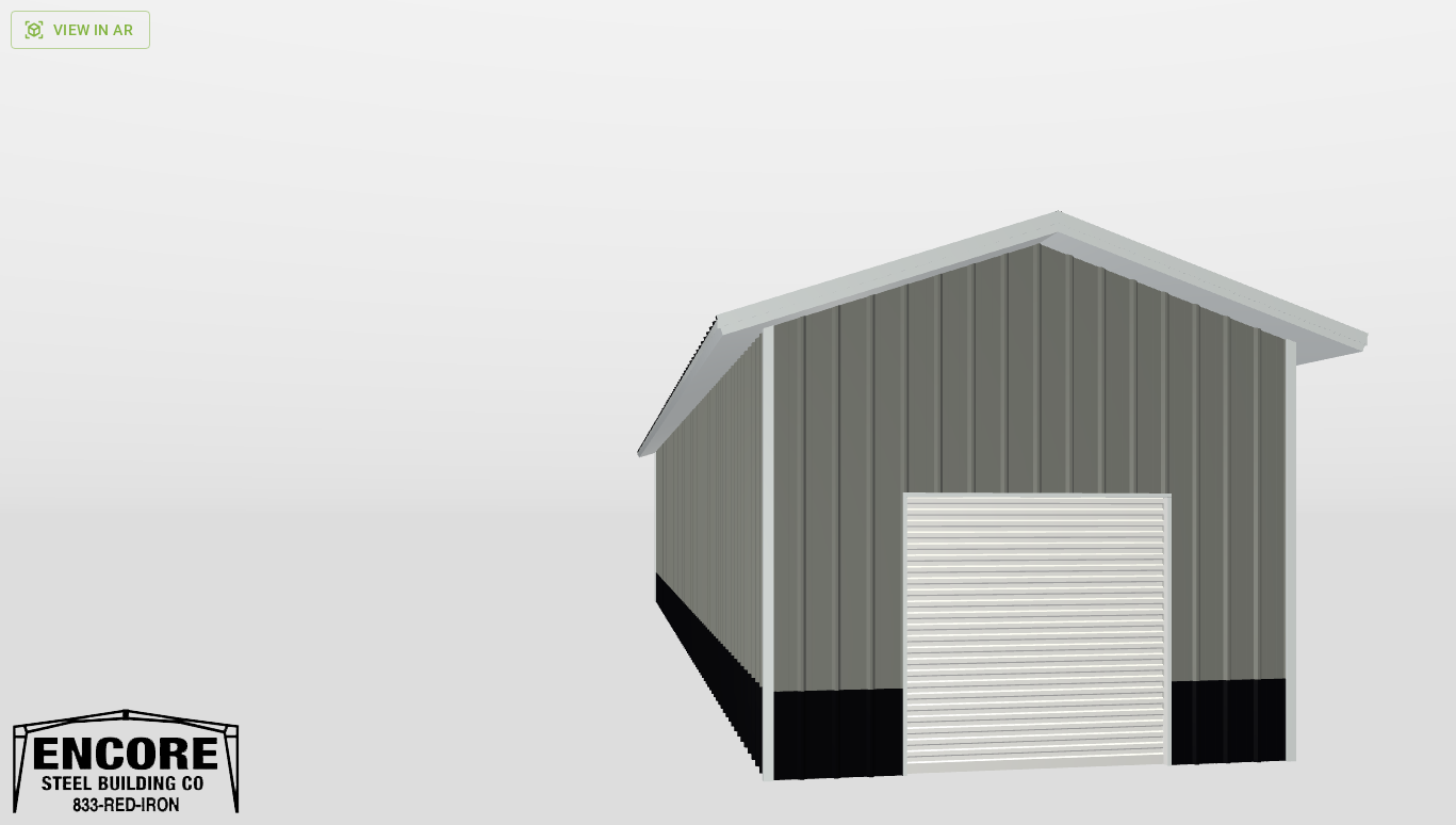 Front Gable 16'X72'X12-tall
