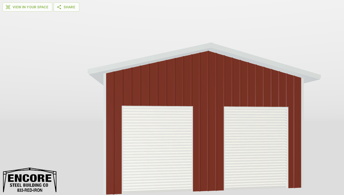 Front Gable 24'X26'X13-tall