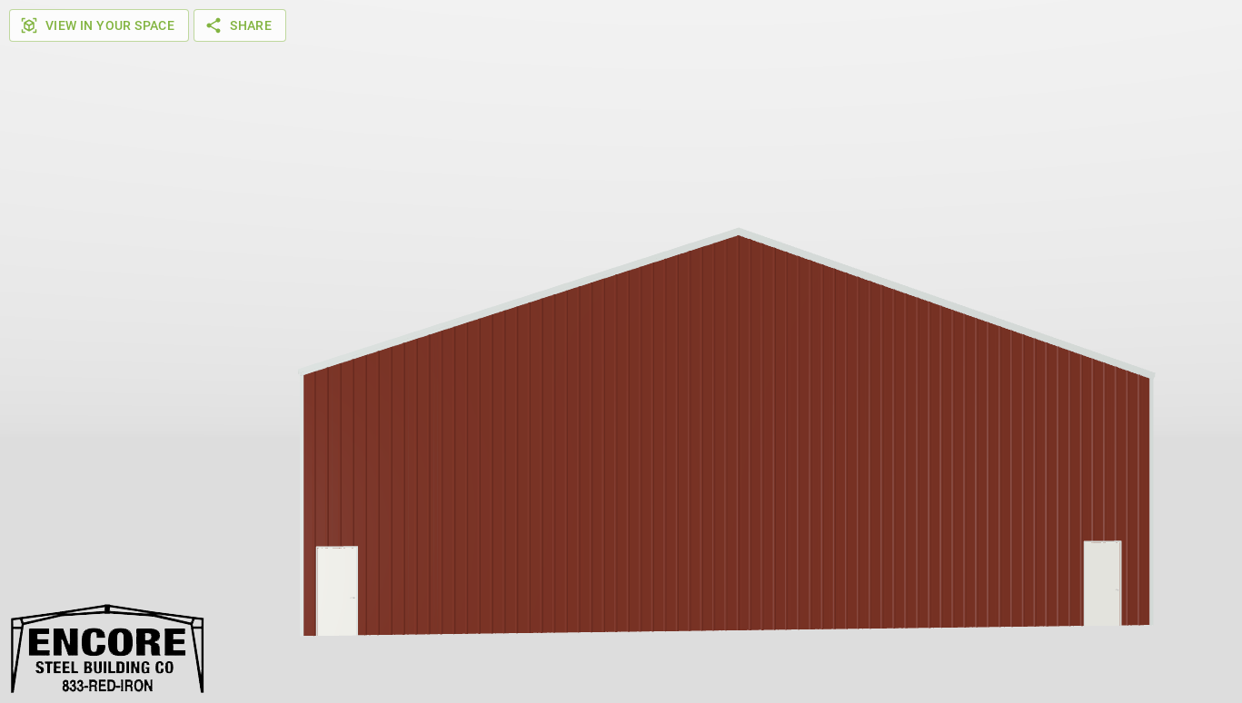 Front Gable 70'X100'X20-tall