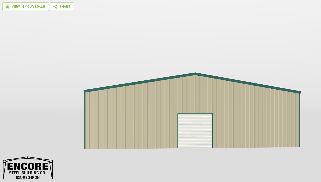 Front Gable 50'X100'X12-tall