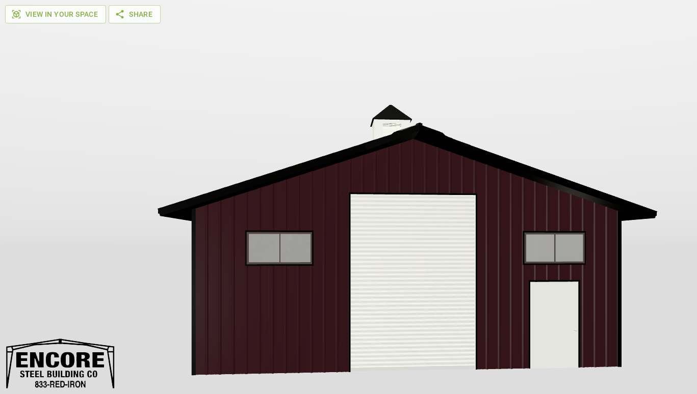 Front Gable 34'X40'X12-tall