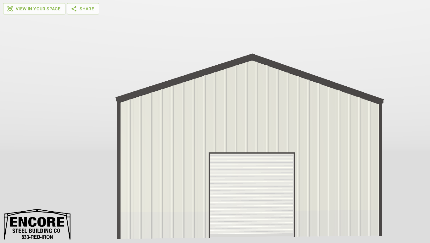 Front Gable 25'X40'X12-tall
