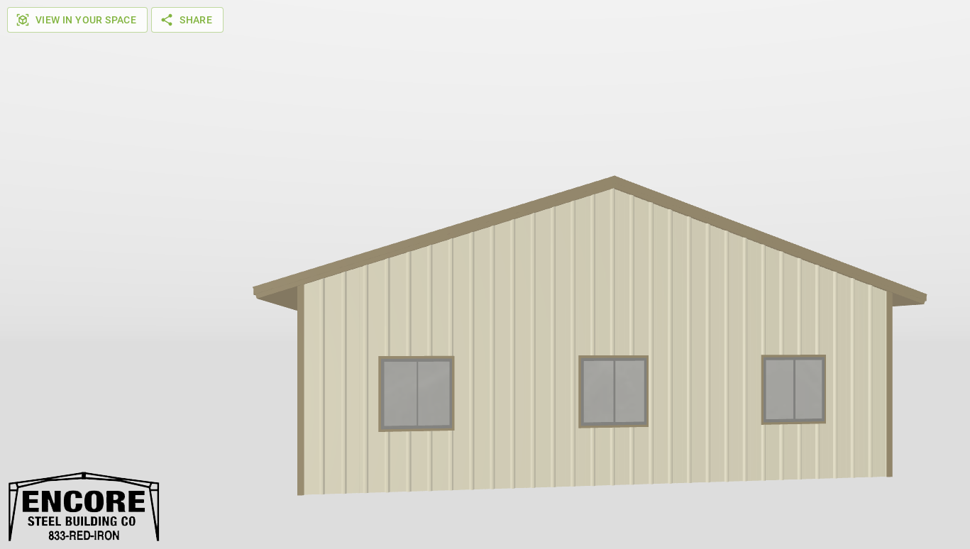 Front Gable 30'X40'X9-tall