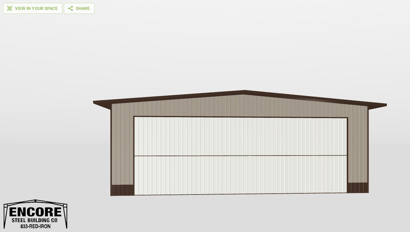 Front Gable 60'X80'X20-tall