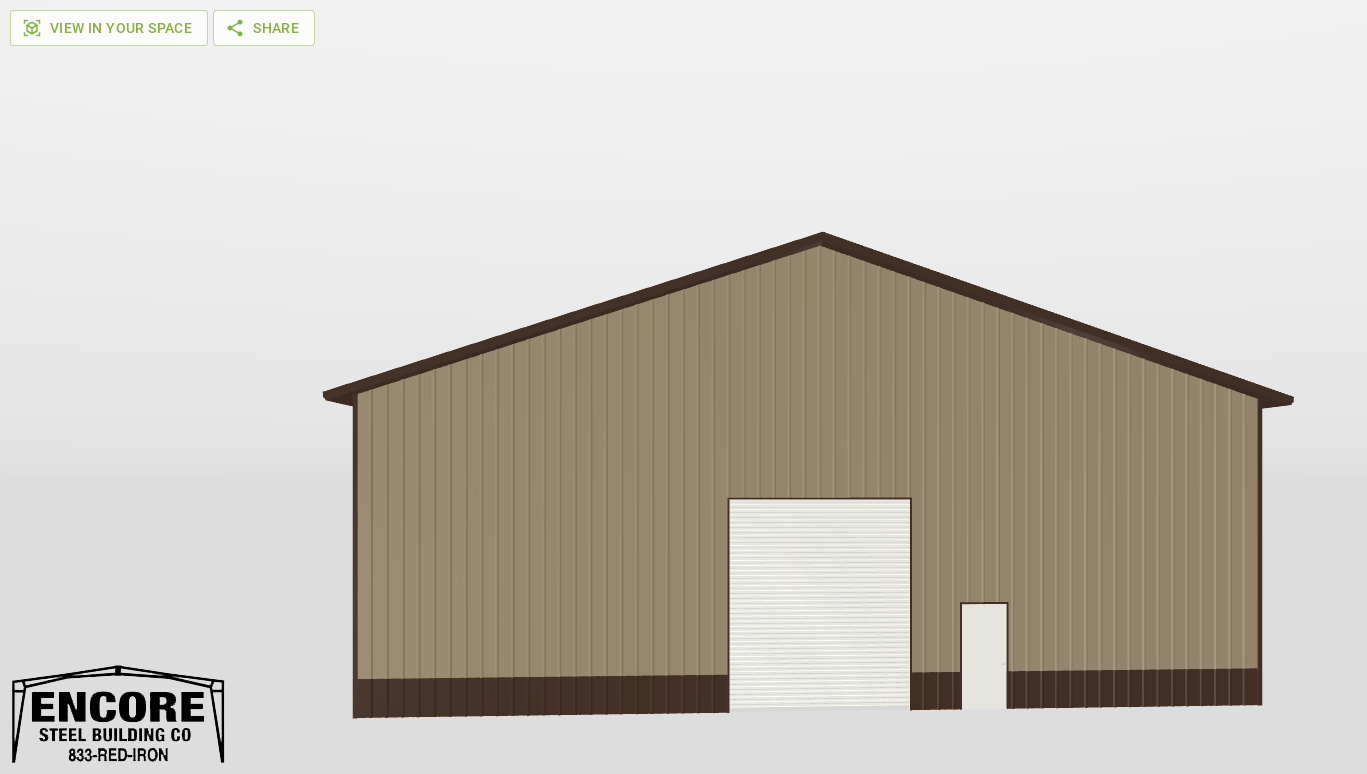 Front Gable 60'X100'X20-tall