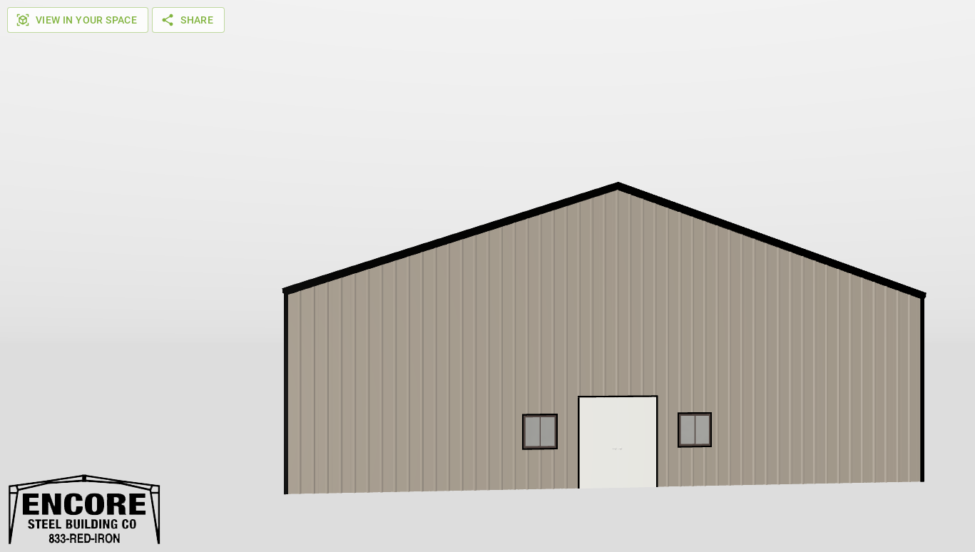 Front Gable 50'X100'X14-tall