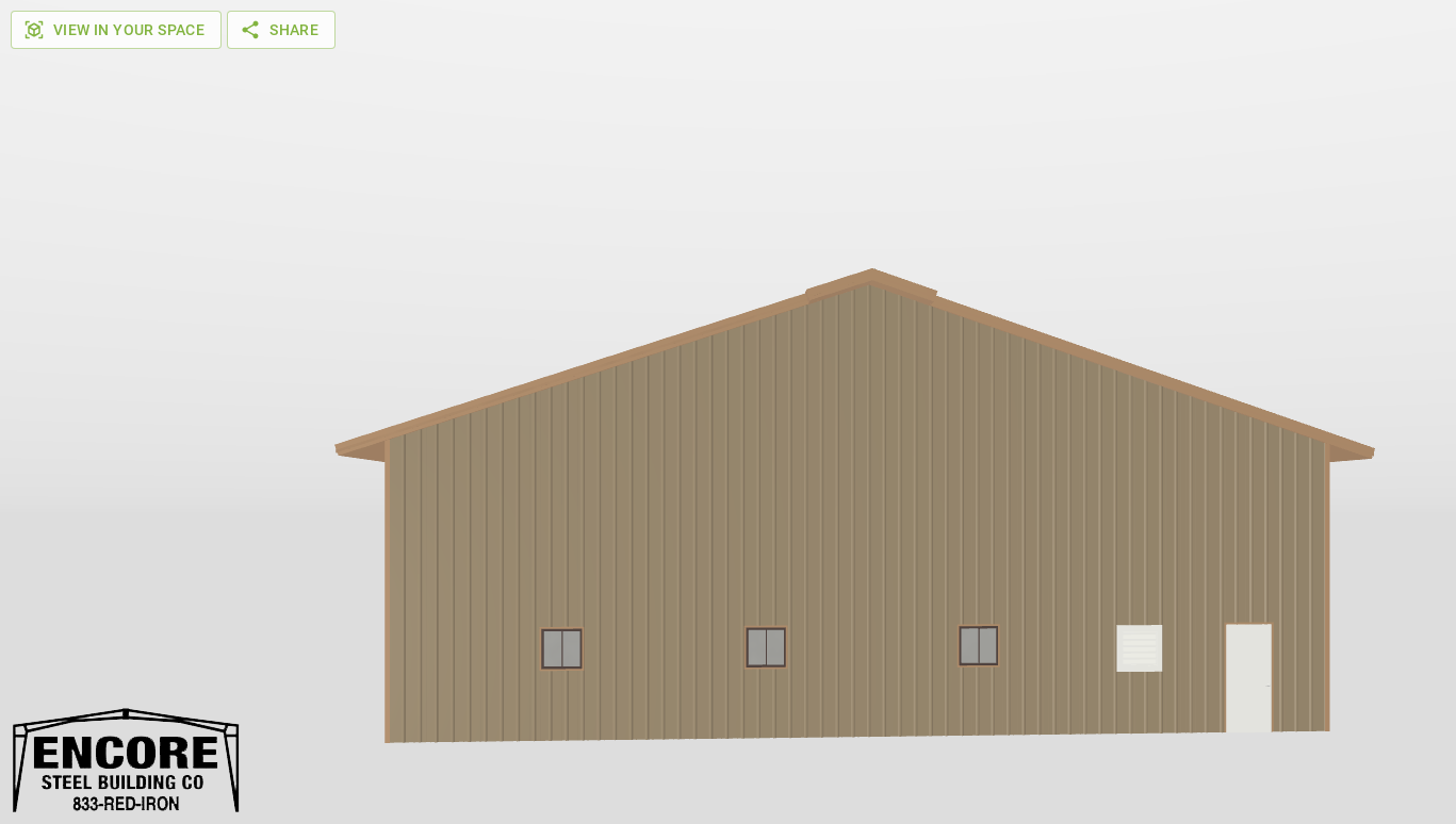 Front Gable 60'X100'X18-tall