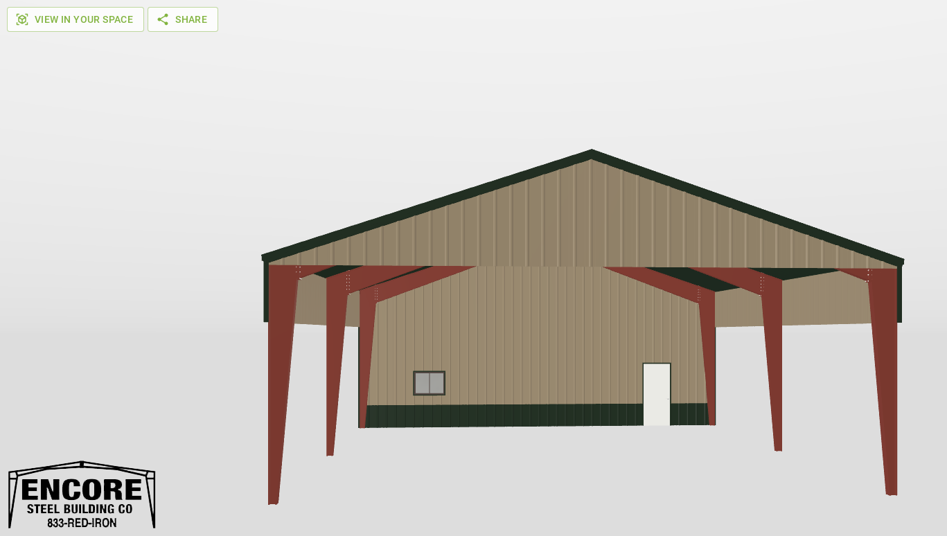 Front Gable 40'X60'X14-tall
