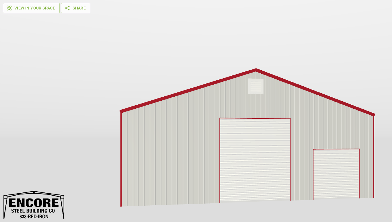 Front Gable 50'X80'X16-tall