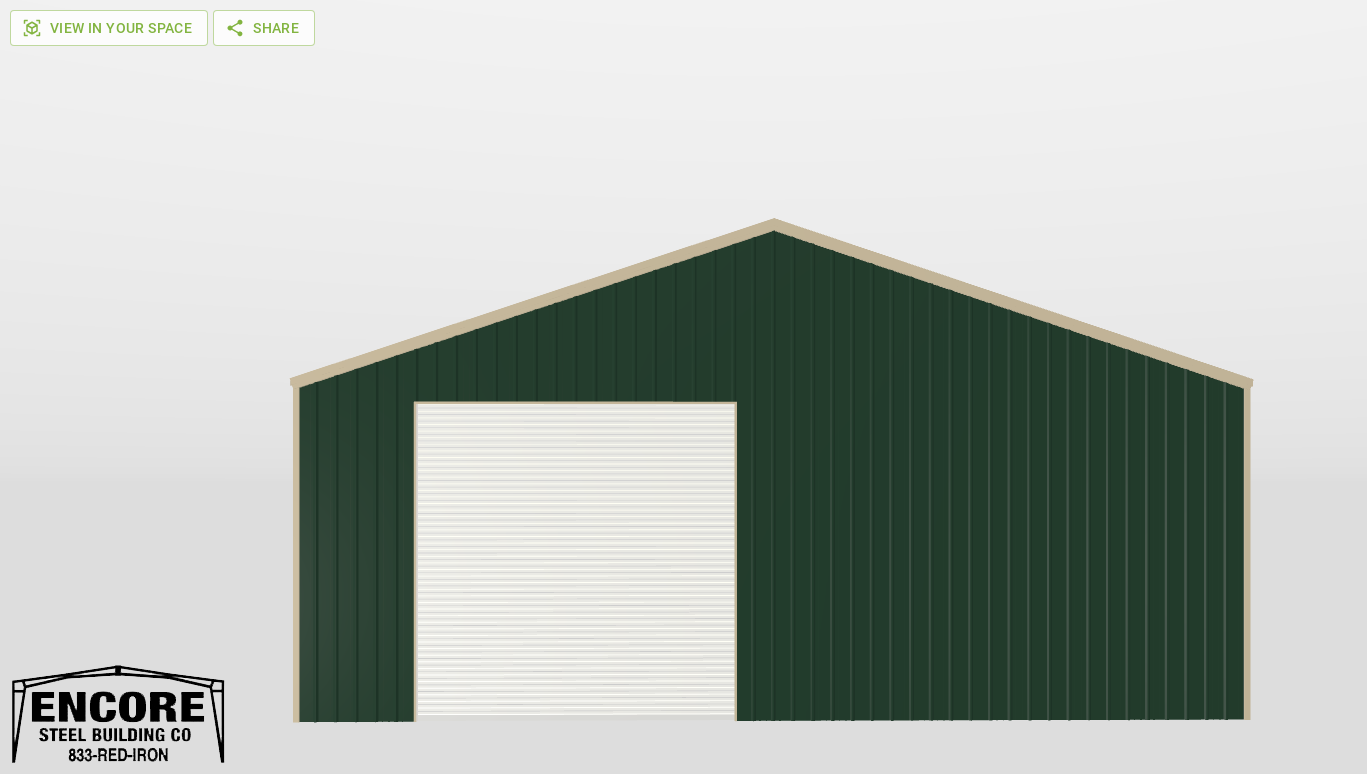 Front Gable 48'X64'X16-tall
