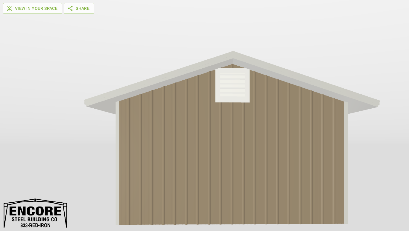 Front Gable 20'X30'X10-tall