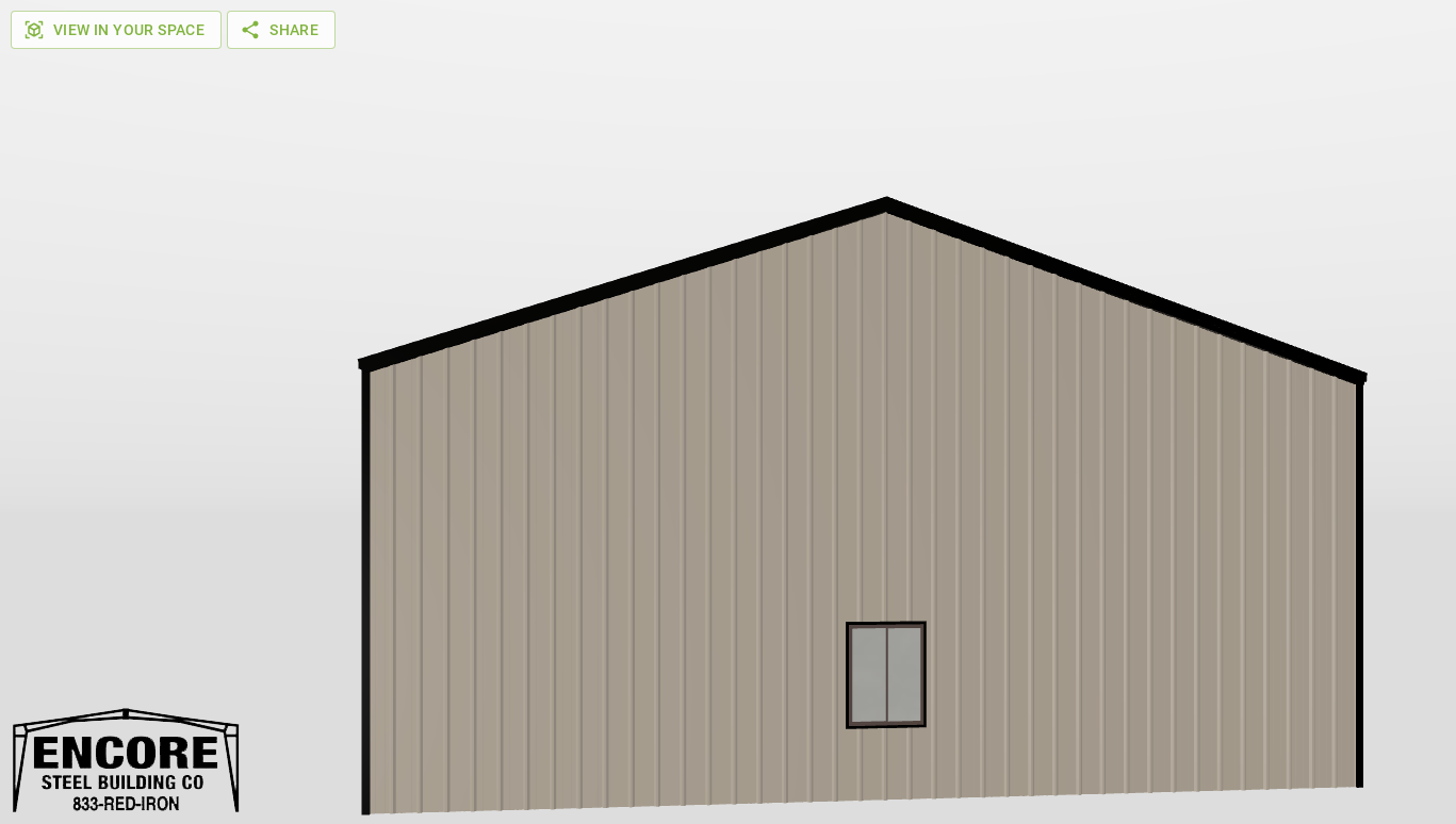 Front Gable 40'X48'X16-tall