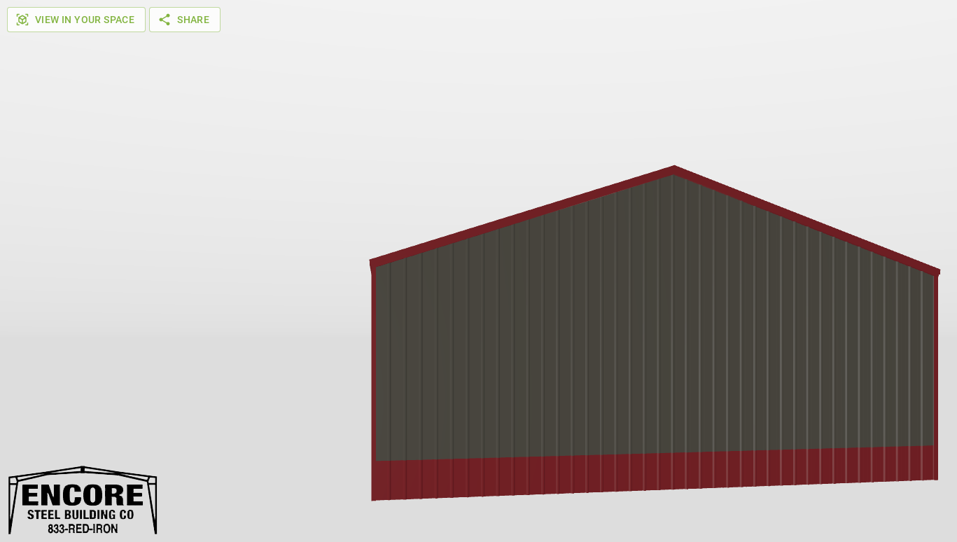 Front Gable 40'X100'X14-tall