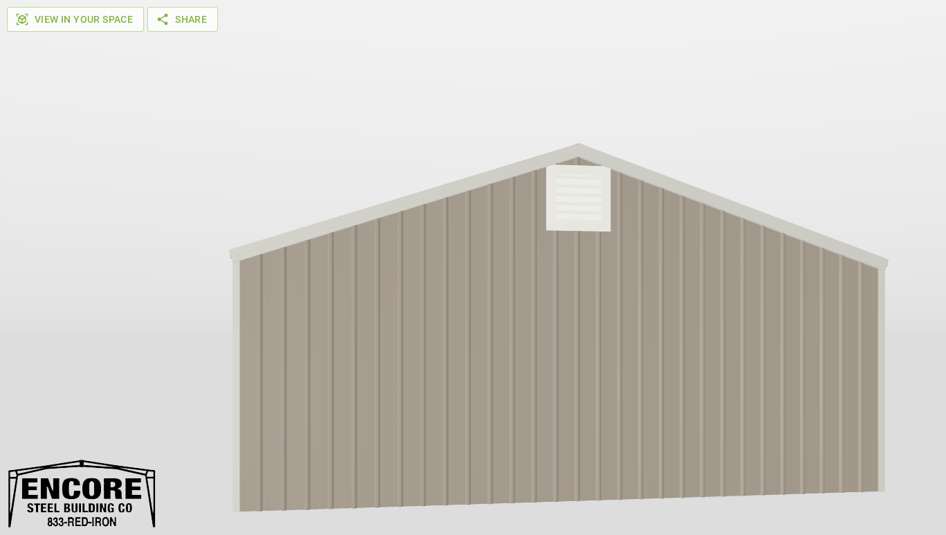 Front Gable 30'X30'X10-tall