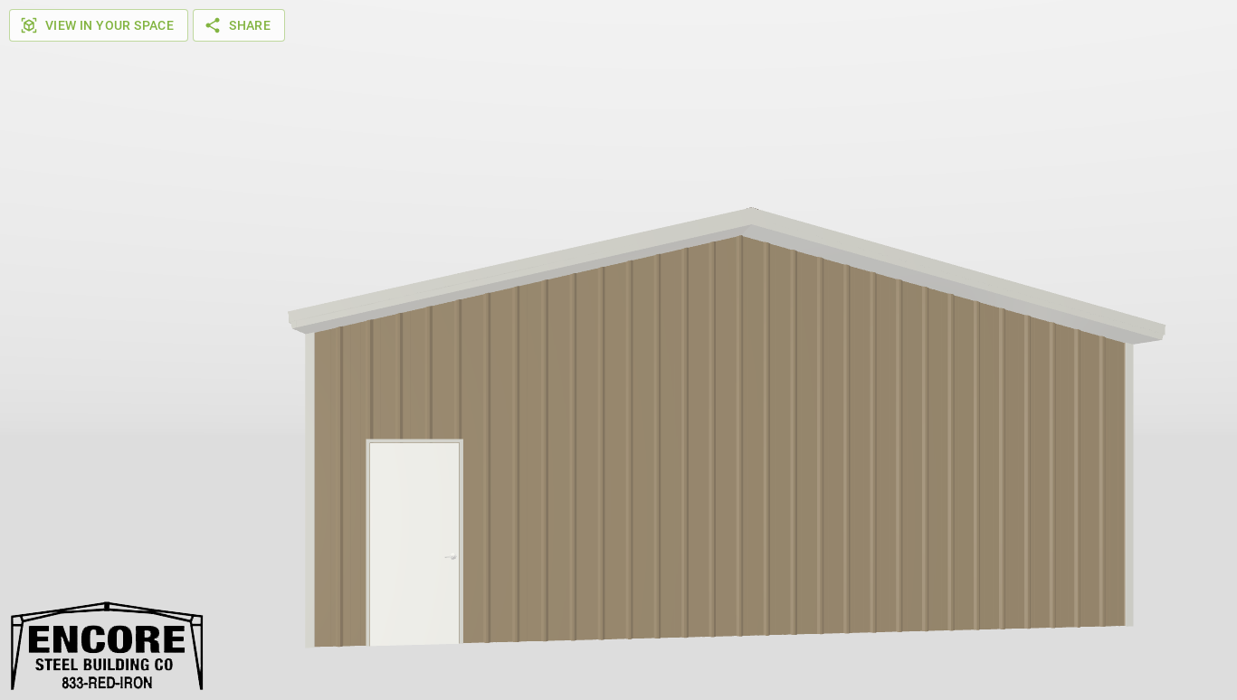 Front Gable 30'X27'X10-tall
