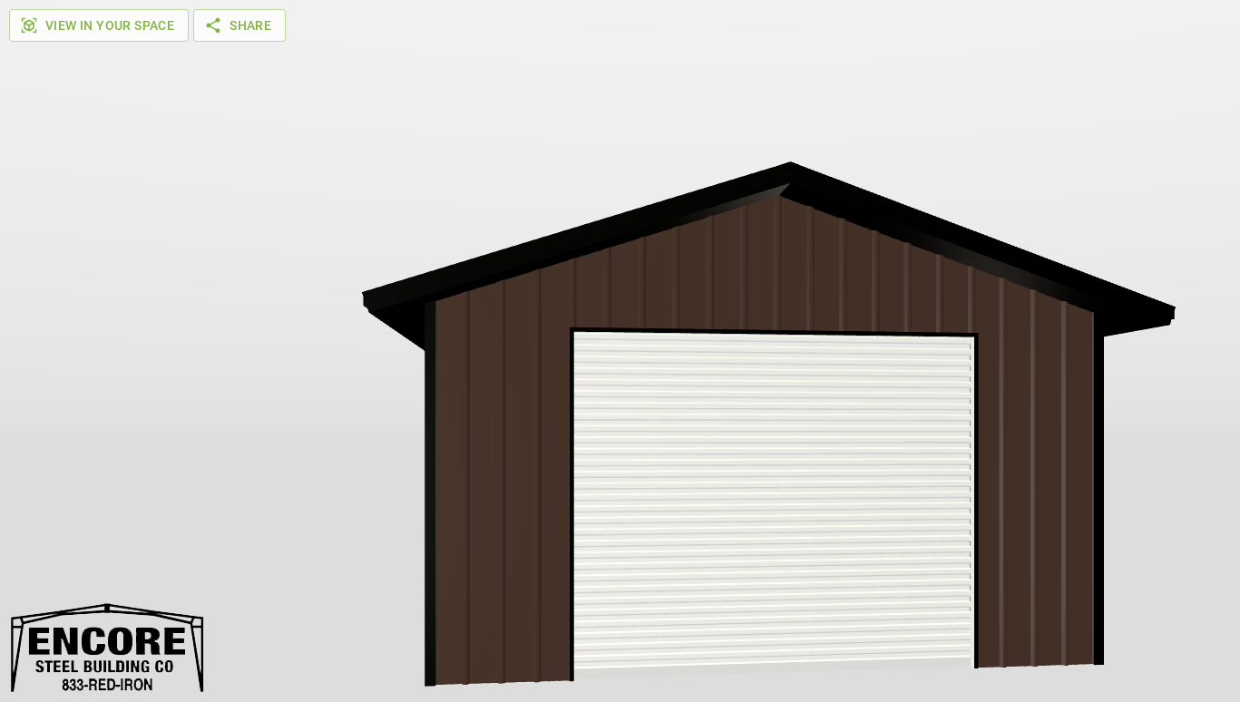 Front Gable 20'X36'X10-tall