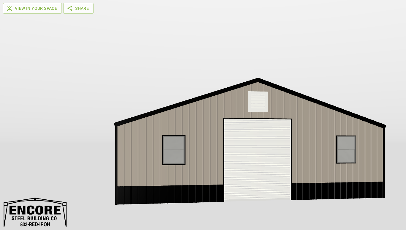 Front Gable 40'X60'X10-tall