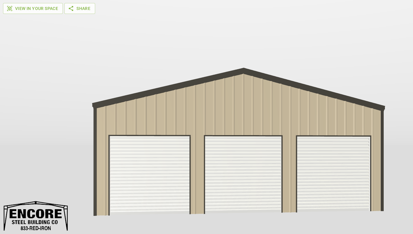 Front Gable 30'X30'X10-tall