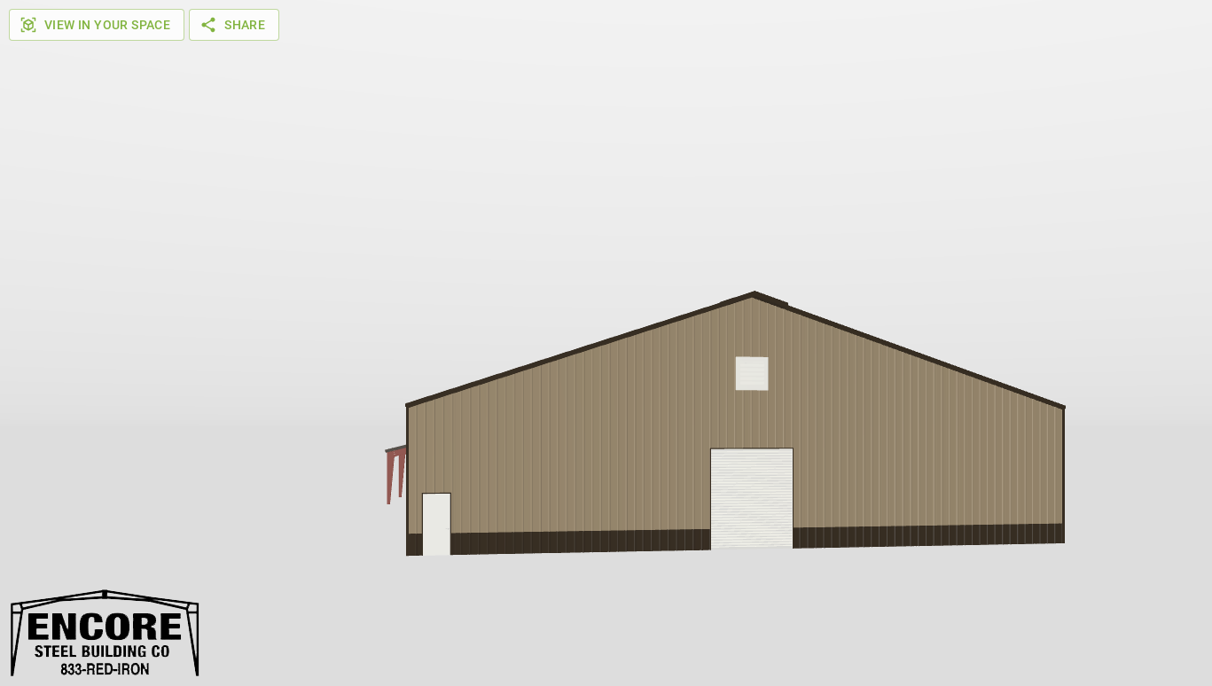 Front Gable 80'X120'X16-tall