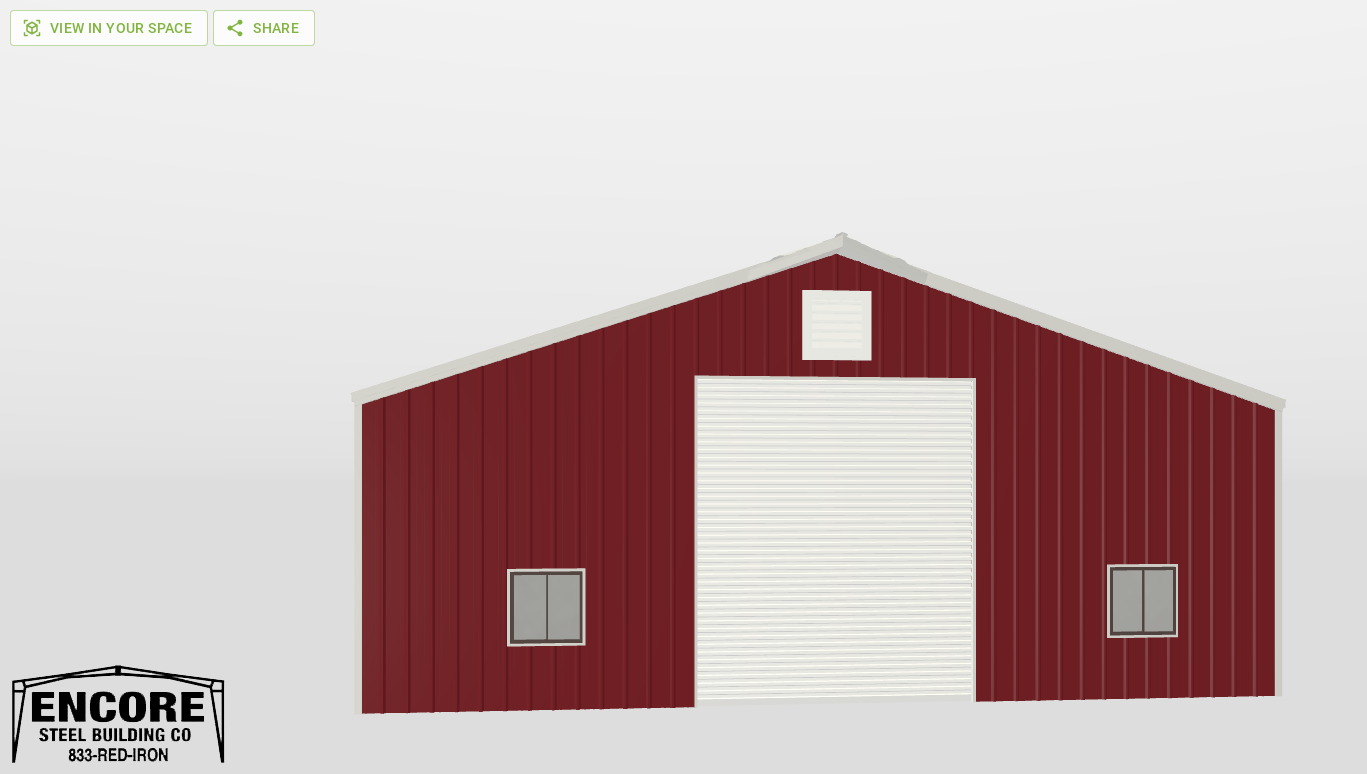 Front Gable 40'X60'X12-tall