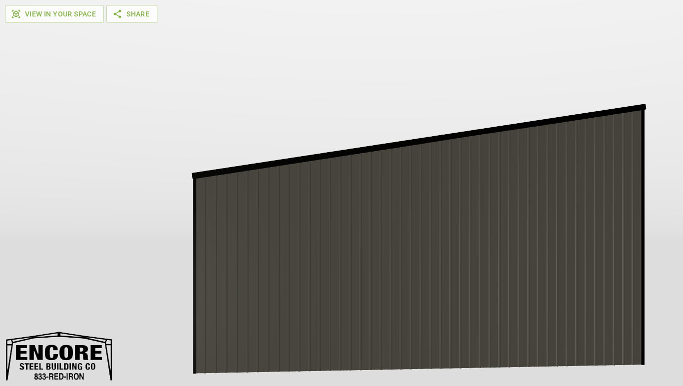 Front Single Slope 45'X100'X18-tall-ss