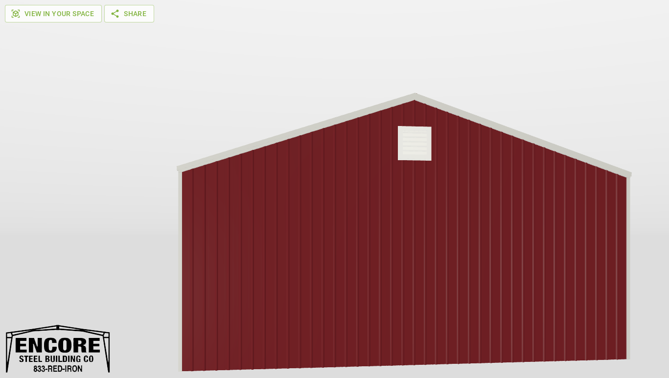 Front Gable 40'X60'X16-tall