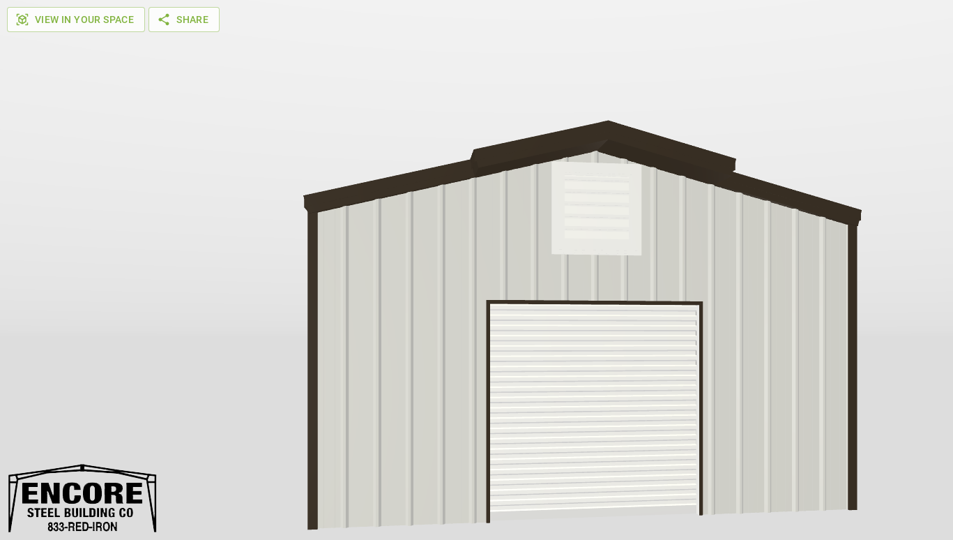 Front Gable 18'X25'X9-tall