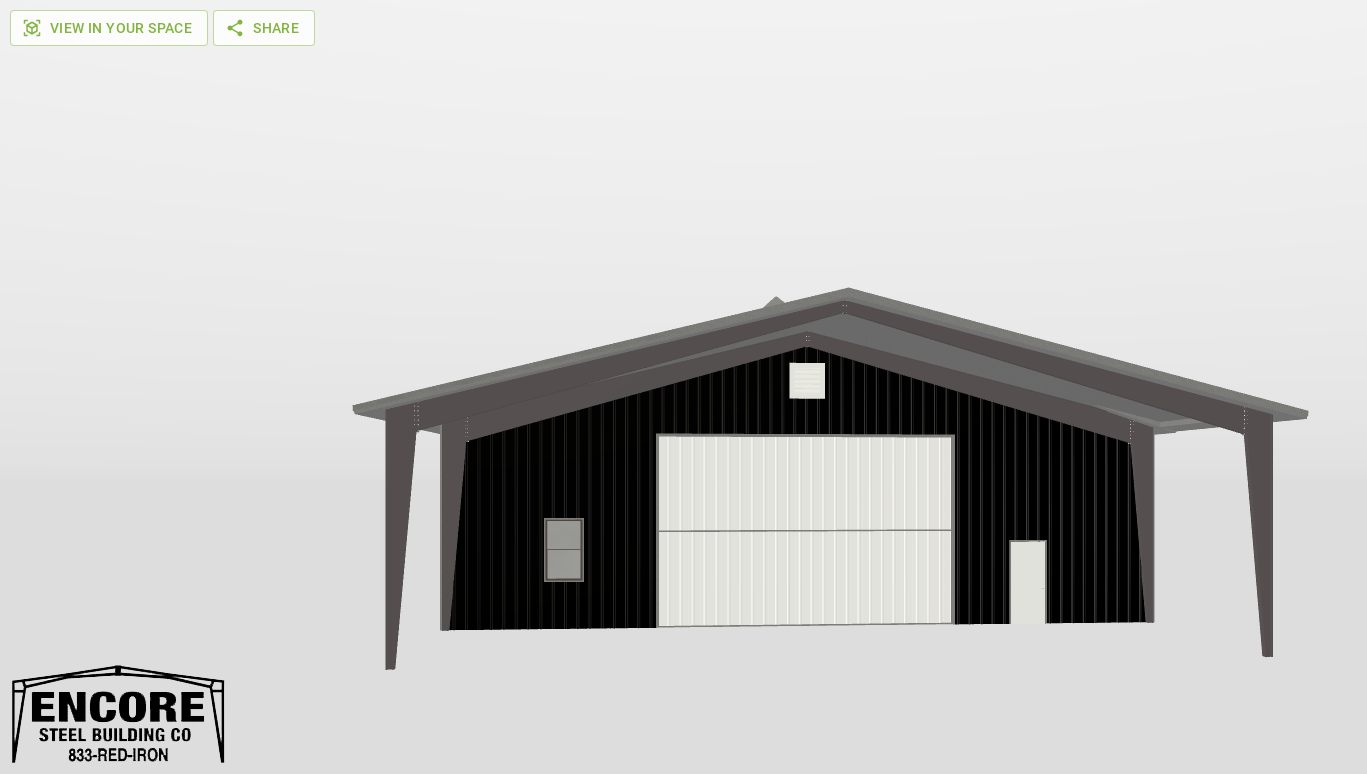 Front Gable 60'X80'X16-tall
