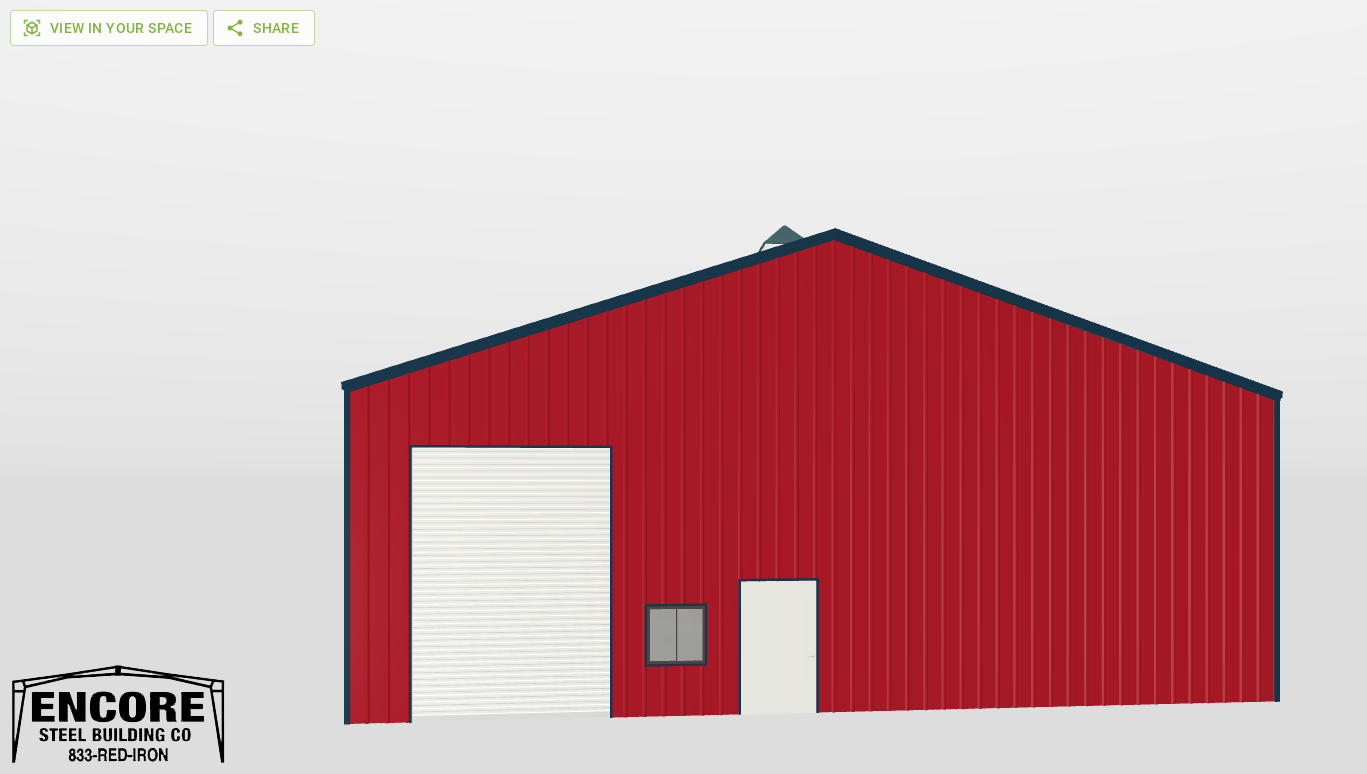Front Gable 50'X60'X16-tall