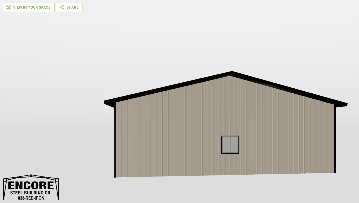 Front Gable 40'X80'X12-tall