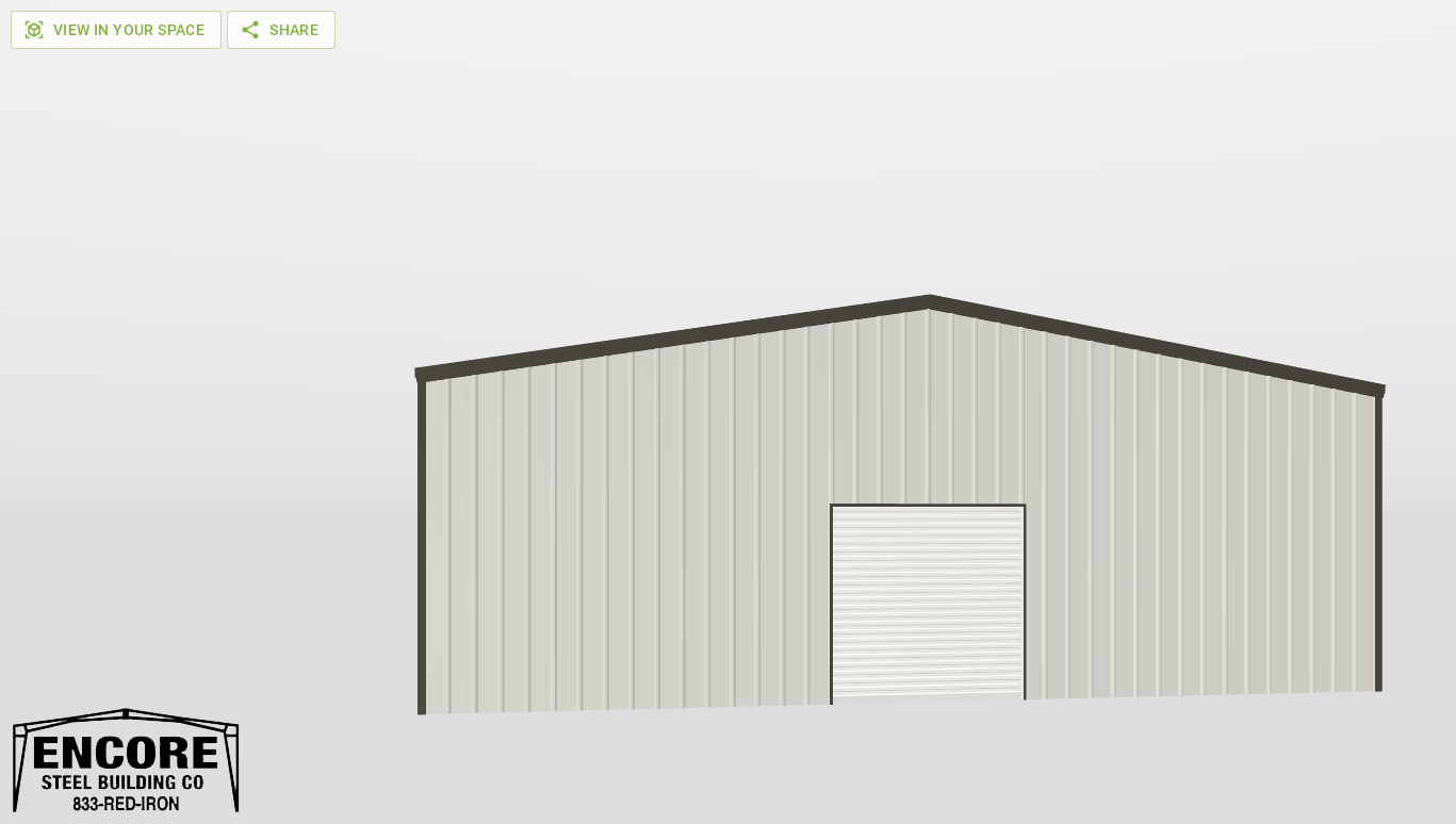 Front Gable 40'X60'X12-tall
